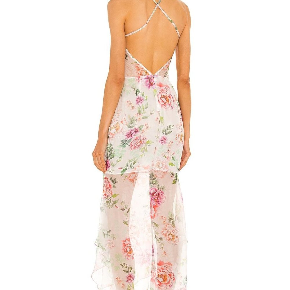 NEW Size 0 SAU LEE Frieda Silk Dress in Multi REVOLVE MSRP $395 - Picture 3 of 8